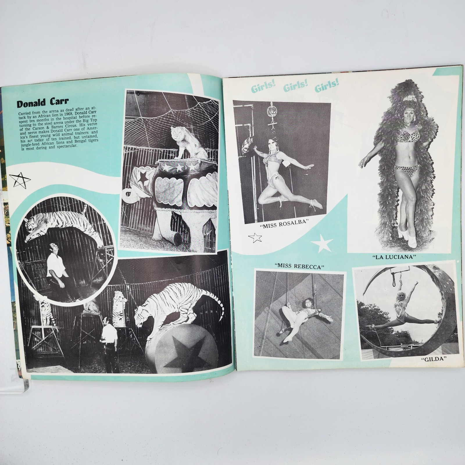 Carson & Barnes Circus Program 1976 Choctaw Publishing (VG)