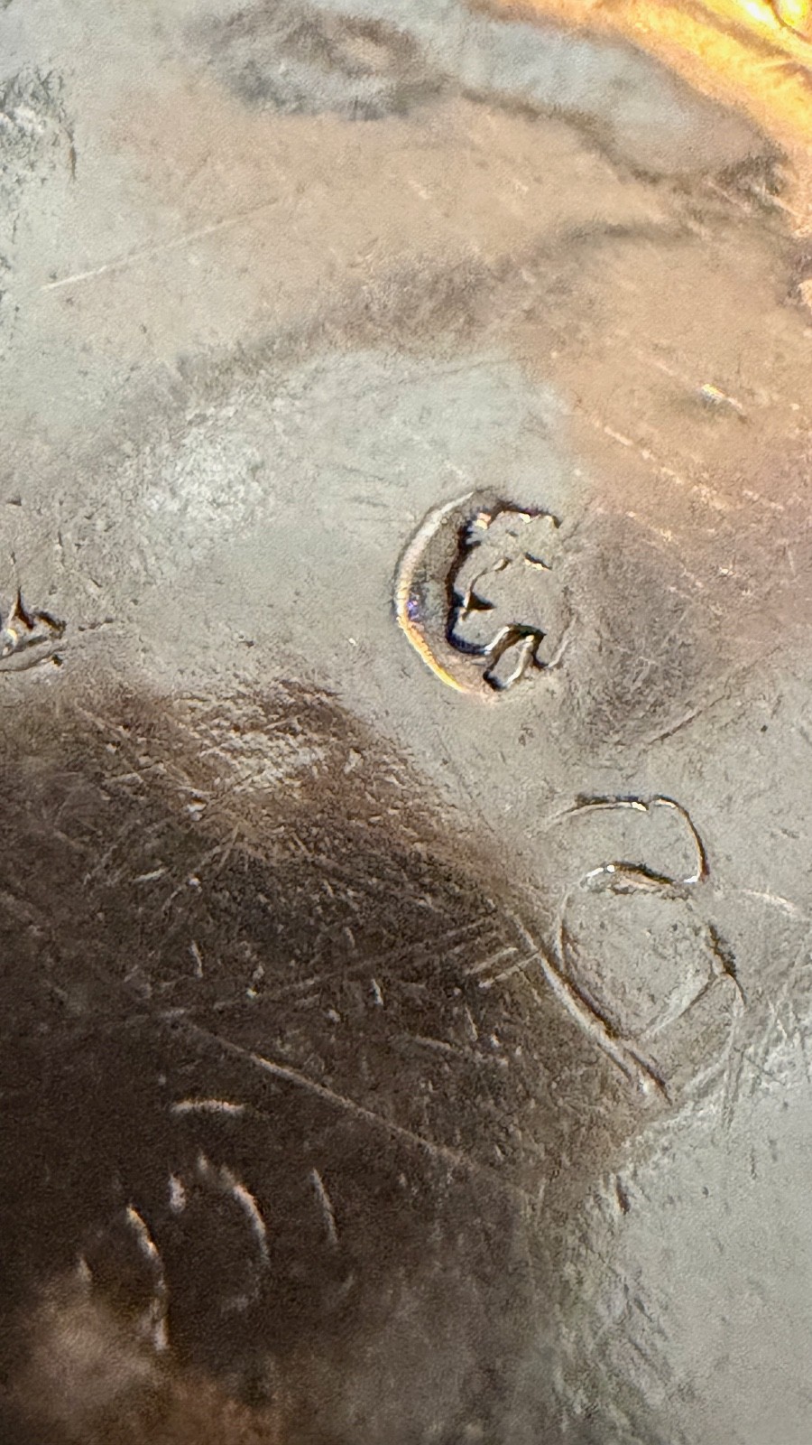 Early George I Britannia Sterling Silver Miniature Caudle Cup London 1718