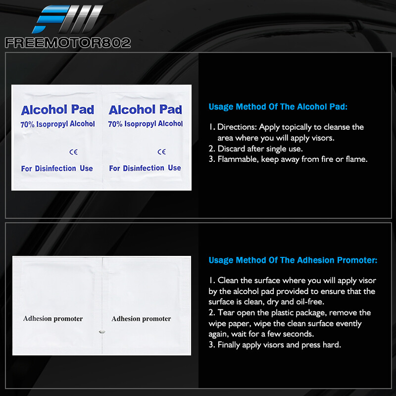 Fits 09-15 Nissan Maxima Sedan Window Visors Rain Sun Guard Deflector