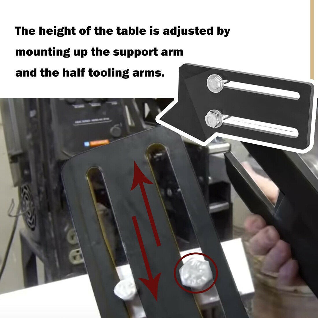 2x72" Knife Bevel Grinding Jig Tool Rest OBM Belt Grinder Tilt Table Flat Platen