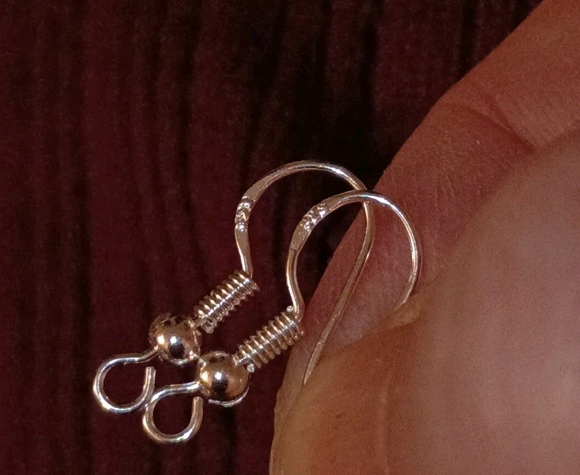 10pc (5Pr) Lot 925 Sterling Silver Filled Fish Hook Ear Wire Earrings Findings