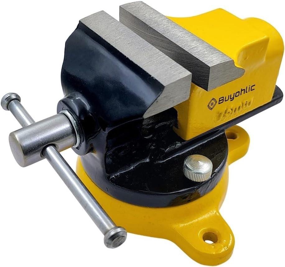 Professional Baby Portable Table Bench Clamping Vise W/ Swivel & Revolving Base
