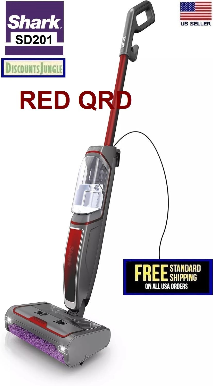 Shark SD201 Steam Pickup 3-in-1 Steam Mop Picks Up Debris Deep Scrubs Cleaner