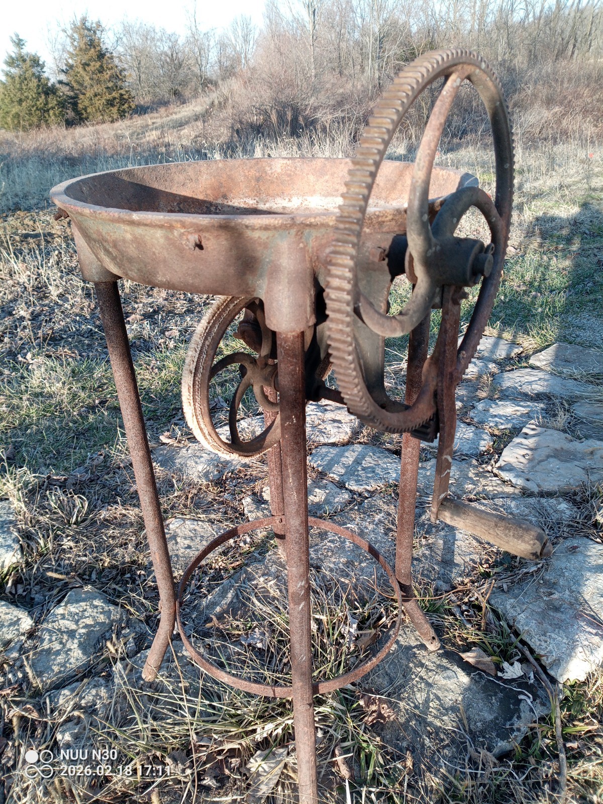 Vintage Coal Fired Forge Rivet Forge Blacksmithing Knife Making, Horse Shoes
