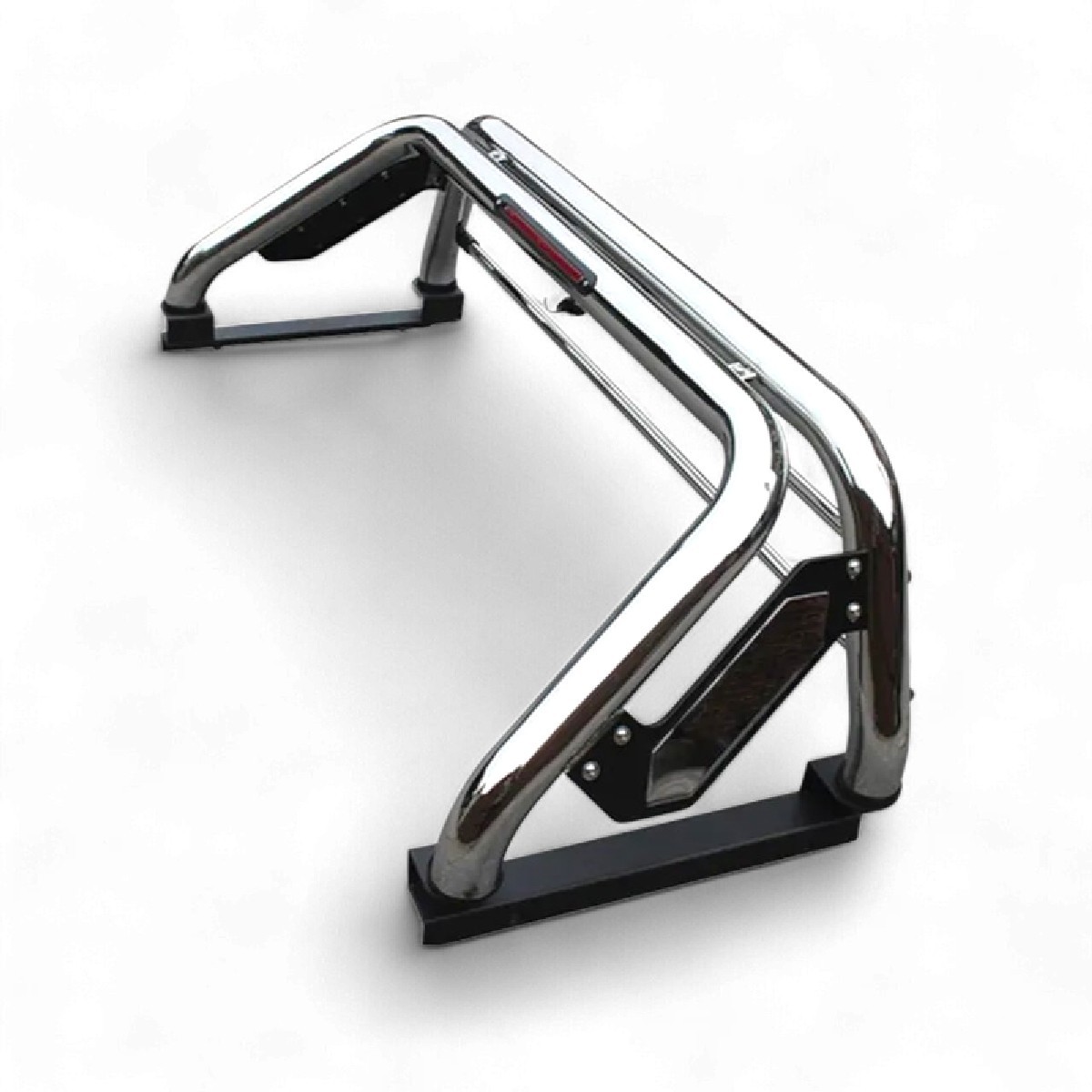 CHROME STAINLESS STEEL SPORTS ROLL BAR FOR TOYOTA HILUX VIGO DOUBLE CAB 05-15