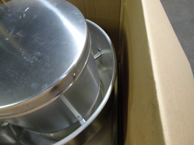 Upblast Exhaust Fan Belt Drive Motor 115v ACCUREX XCUBE-160-10-1-26-6