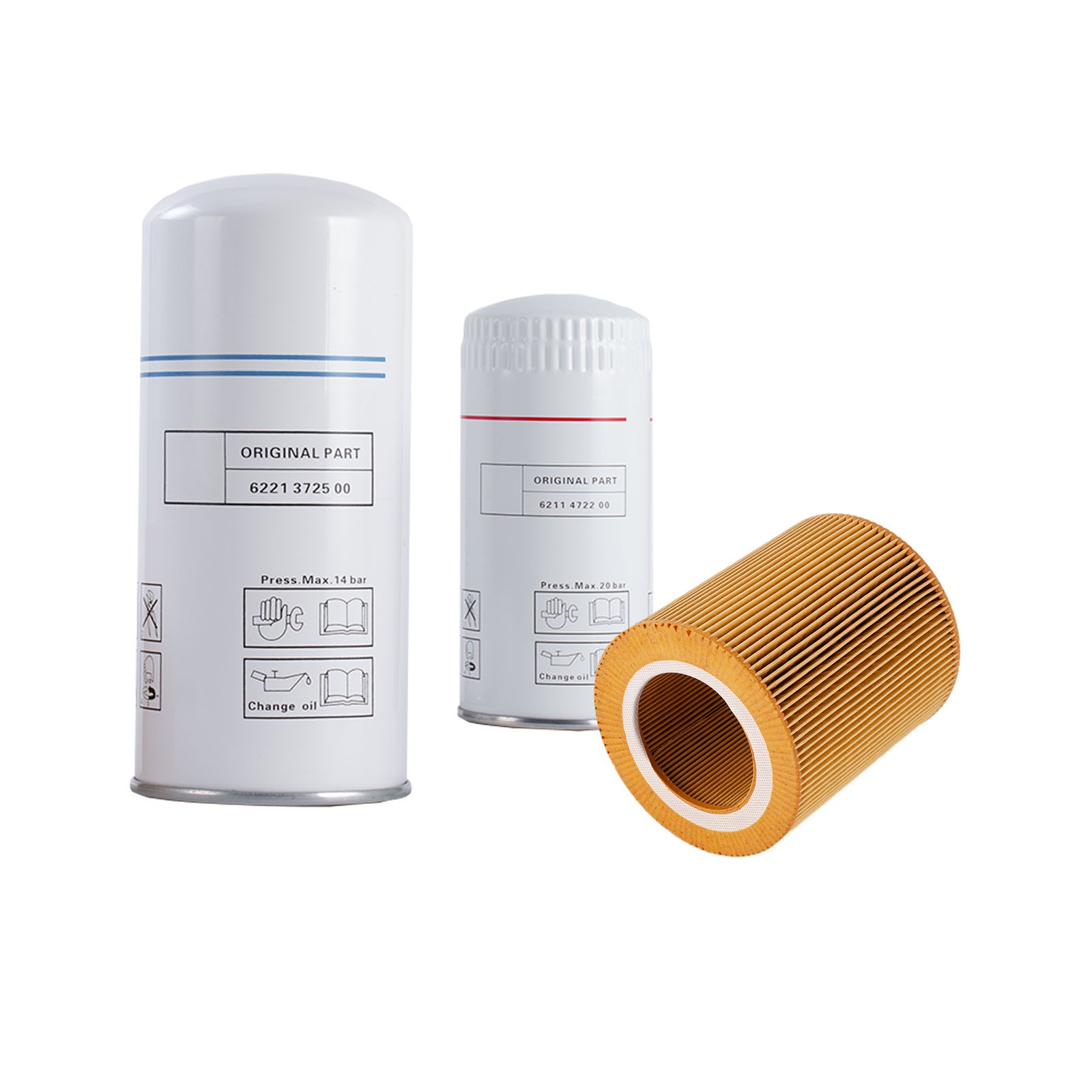 NEW For Quincy CP Compressor 6221-3725-00 6211-4722-00 6211-4723-00 Filter Kit