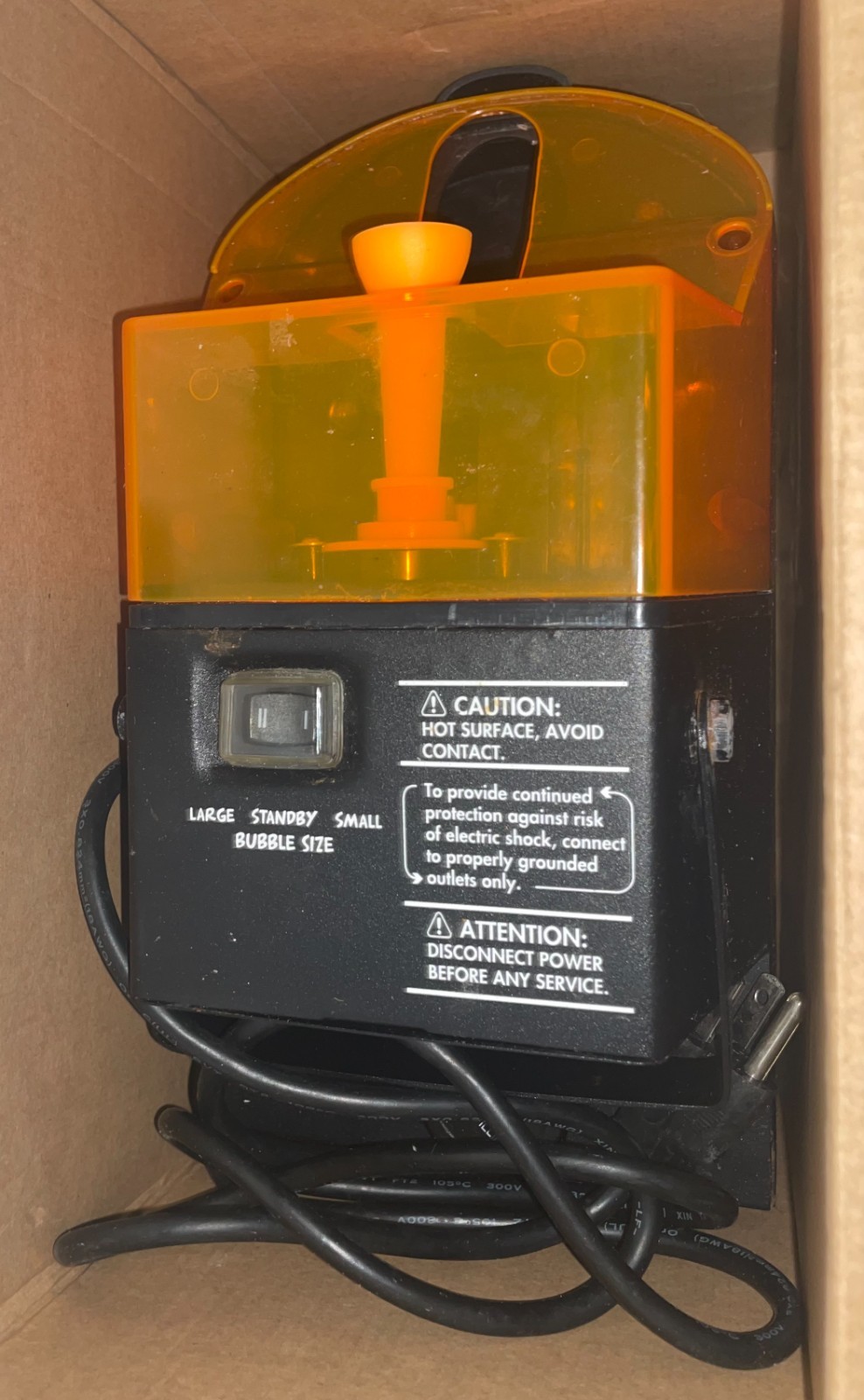 Spirit Halloween Bubble Fogger Works