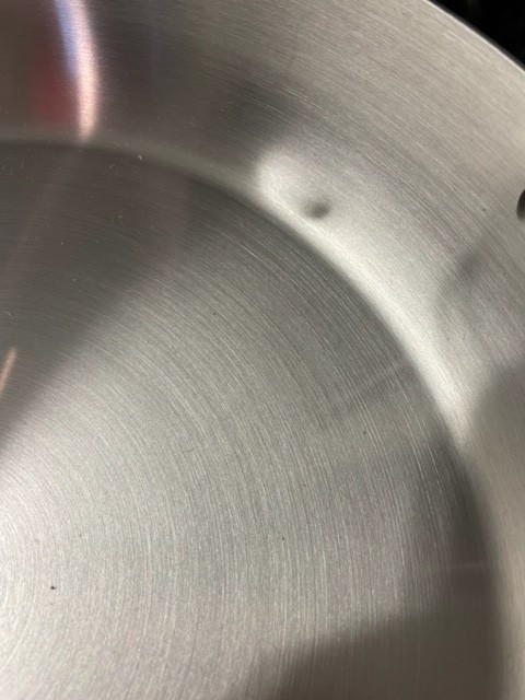 All-Clad 10- inch Copper Core 5-Ply Fry pan (DENT)