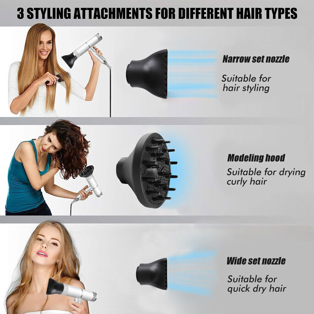 Hair Dryer Blower 2500W Professional Negative Ionic Blow Fan Styler Hair Dryer