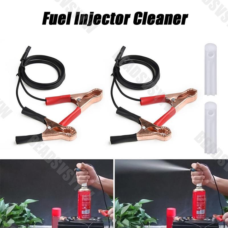 Universal Fuel Injector Flush Cleaner Adapter DIY Kit Car Nozzle Cleaning Tool