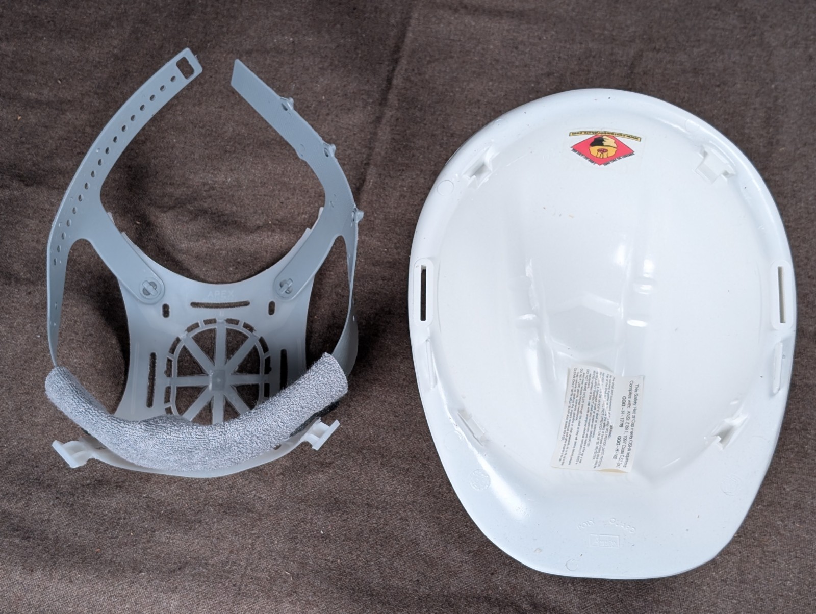 Vintage Reddy Kilowatt NSP Hardhat With Liner