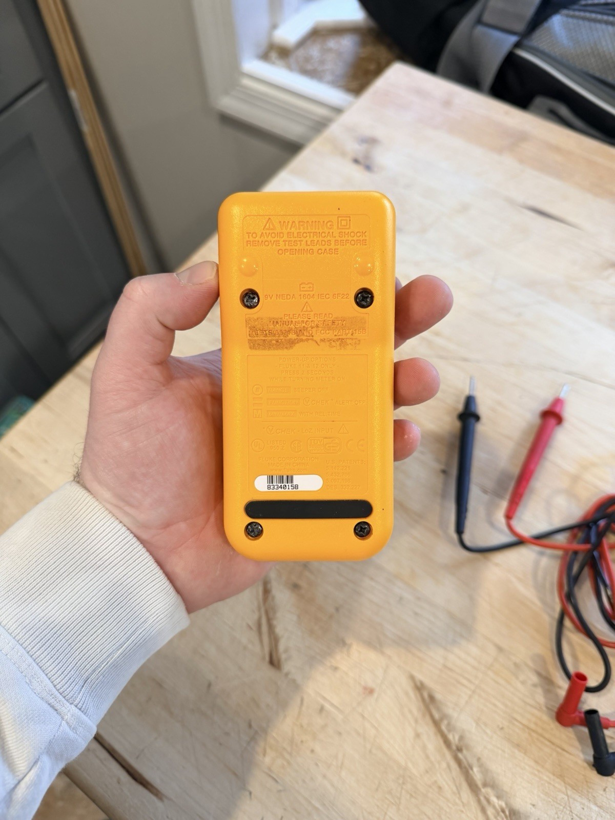 Fluke 7-600 Electrical Tester Meter Multimeter Tested