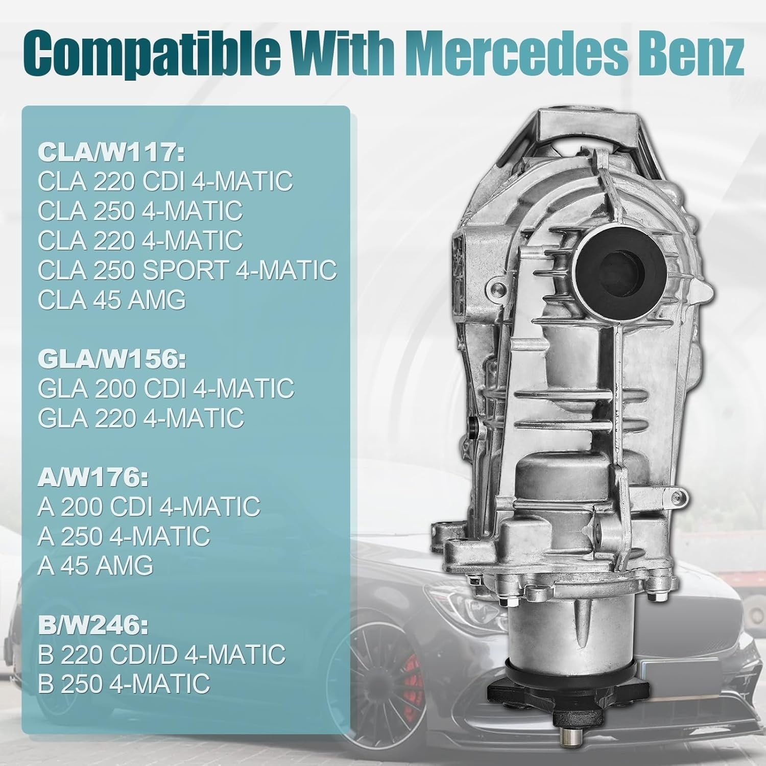 Rear Differential Assembly For Mercedes Benz CLA200 A45 W246 4Matic A2463501802