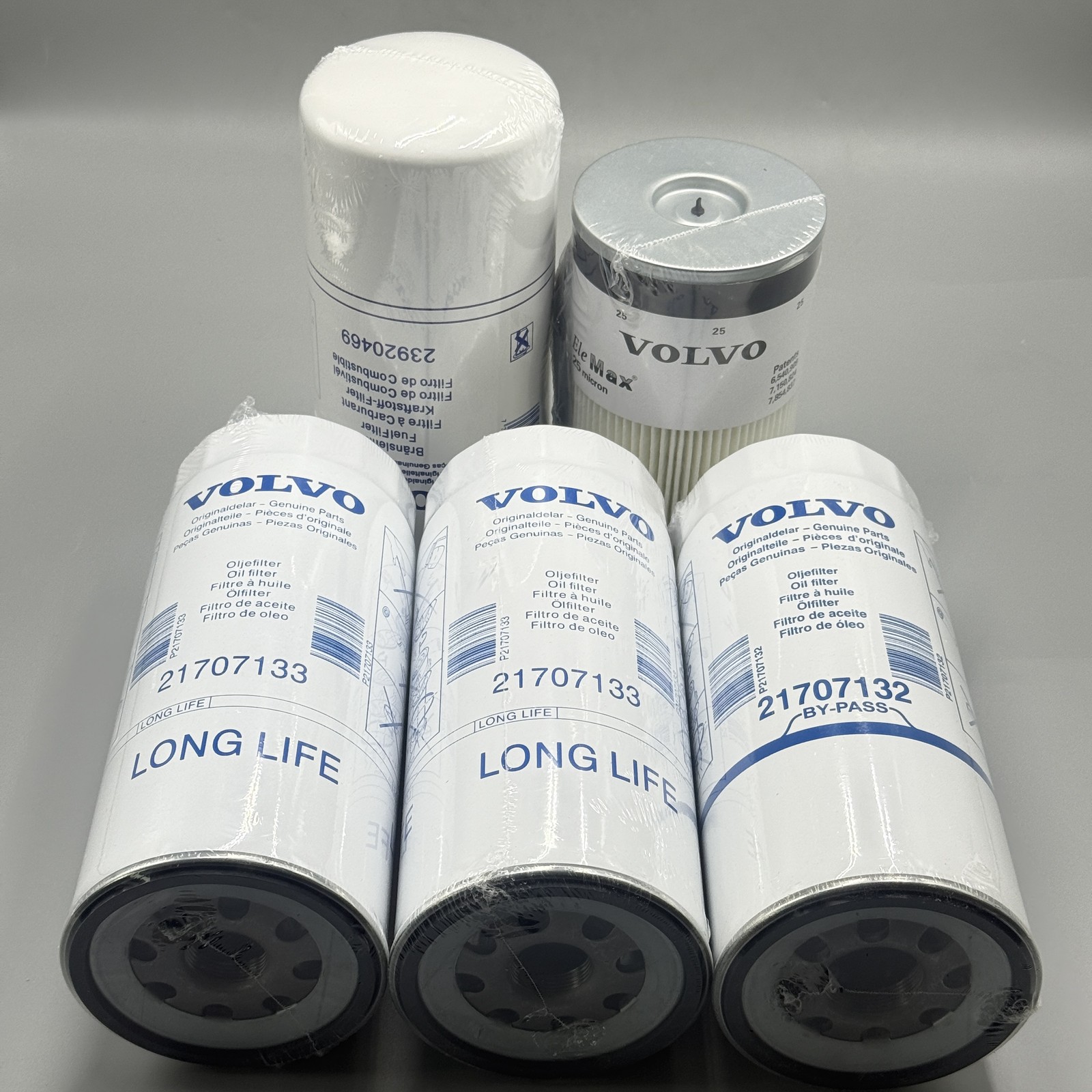 Filter Kit For Volvo D12 D13 Oil Fuel 21707133 (2), 21707132, 21737499, 23920469