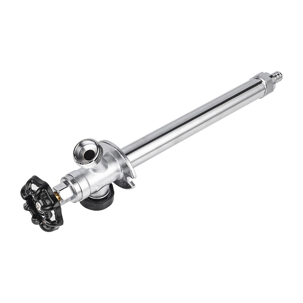 EFIELD 4-inch Anti-Siphon Frost Free Sillcock 1/2" Pex Crimp X 3/4" Hose Bibb