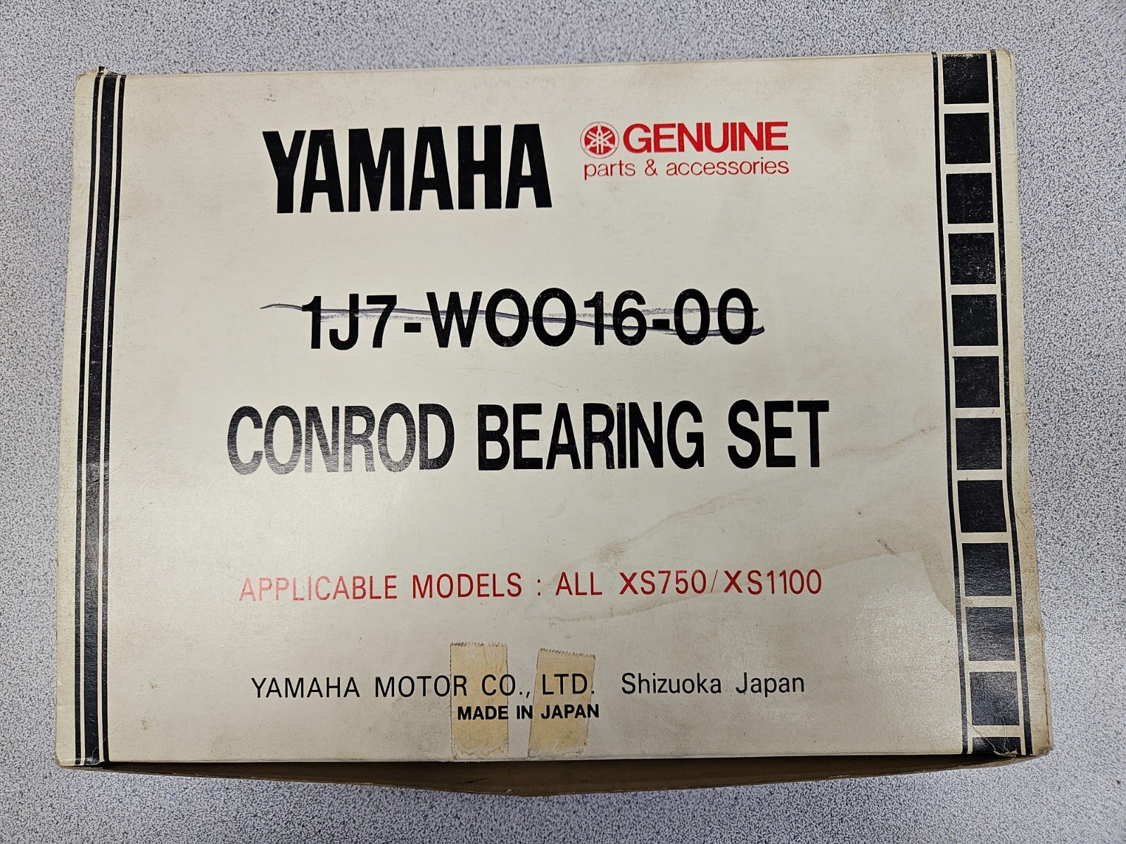 New OEM Yamaha Rod Bearing Set 1J7-W0016-00-00 Fits All XS750/XS100