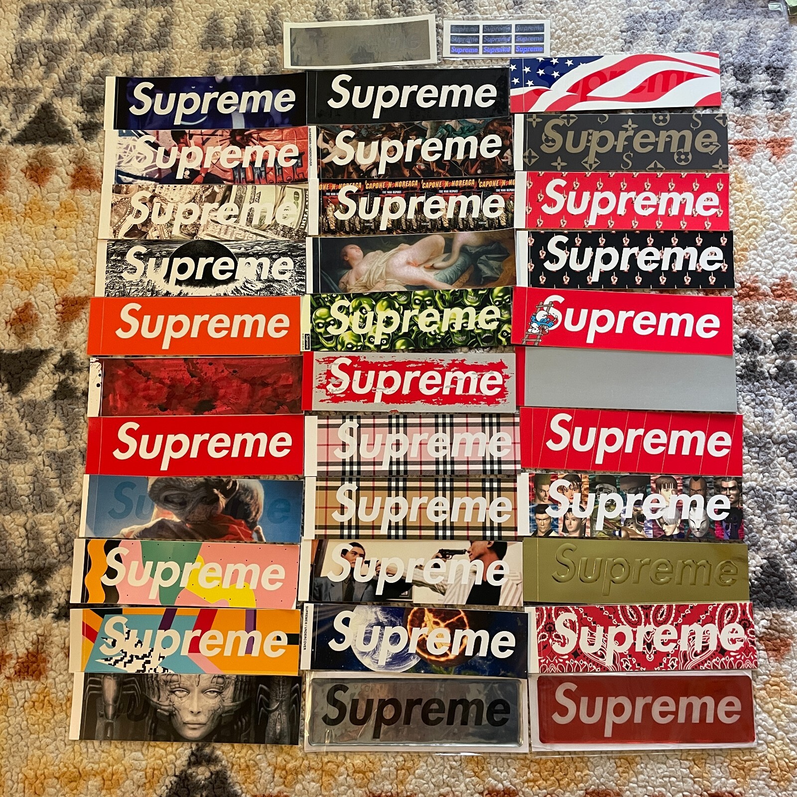 Supreme Box Logo Stickers Bulk Need Gone *ANY 4 to Get 25% Off*