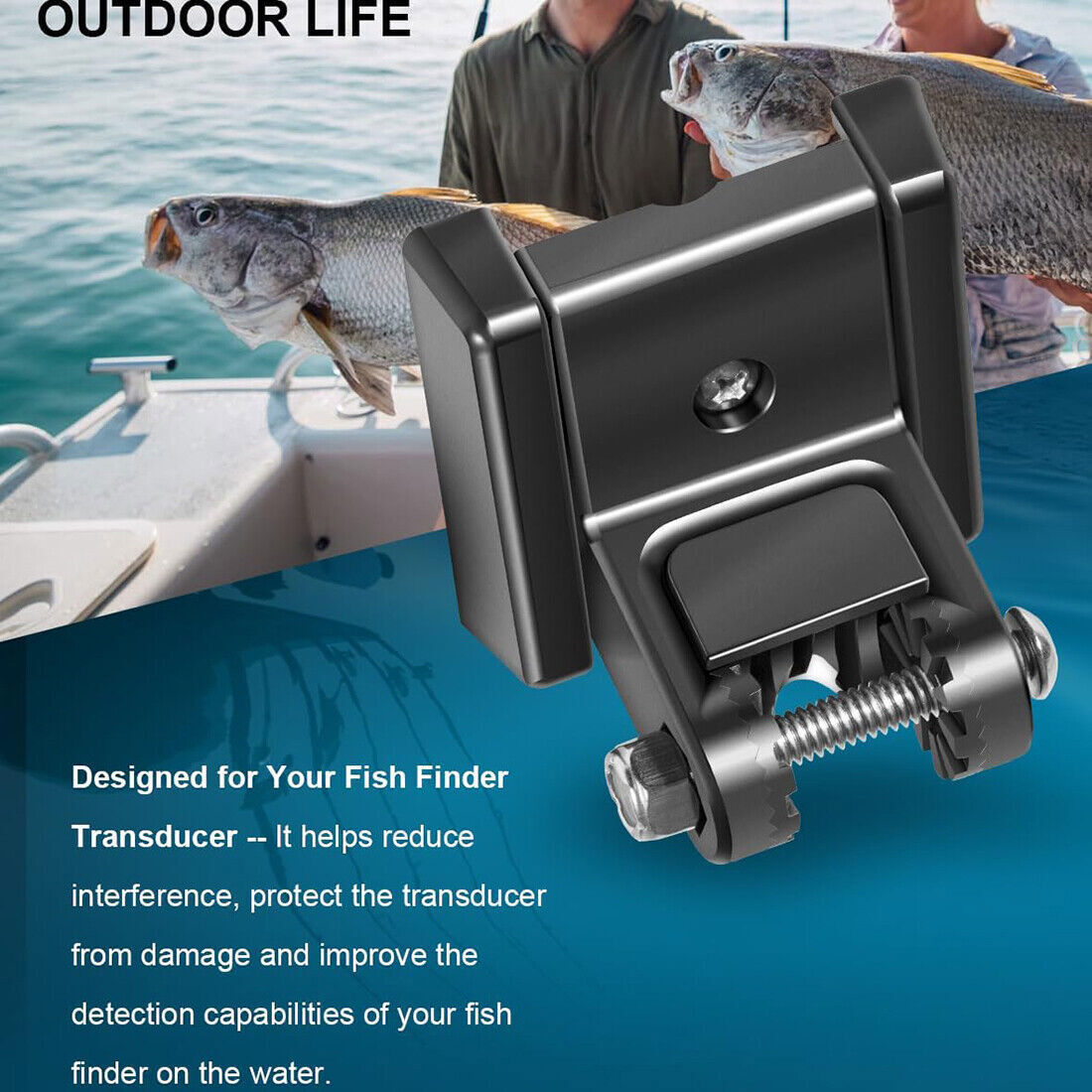 For Humminbird 740093-1 Transducer Mount MHX XNT Hardware Transom Mount Bracket