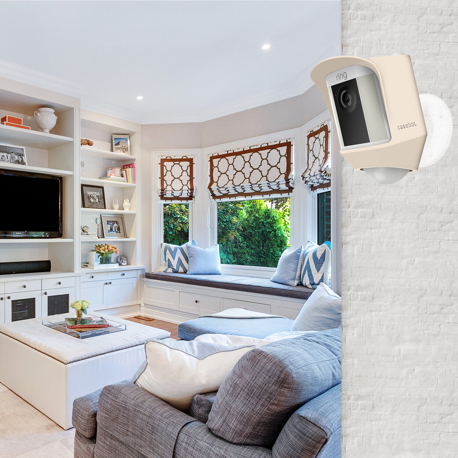 For Ring Spotlight Battery Camera Silicone Skin Case UV Weather Resistant Cover