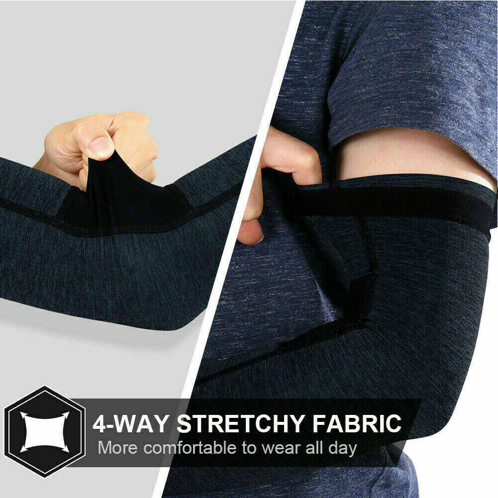 Arm Sleeves Cooling UV Sun Protection UPF 50 Sports Compression for Men & Women