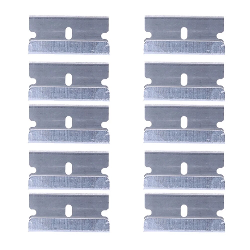 100 PCS Razor Blades Single Edge Extra Sharp Heat Treated Safety Knife Scrapers