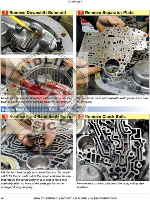Rebuild Or Modify Chevy Turbo 400 / Th400 Transmission Book