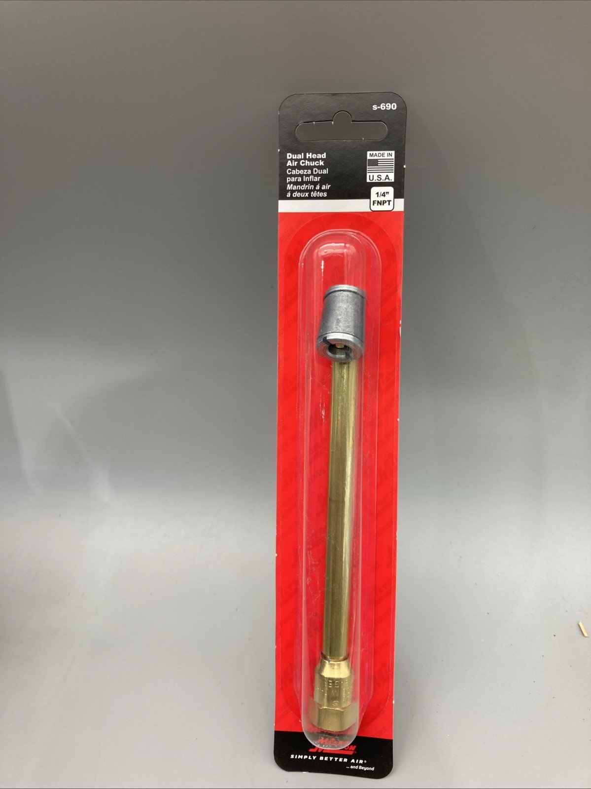 Milton S690 Dual Head Air Chuck Tire Tool Brand New