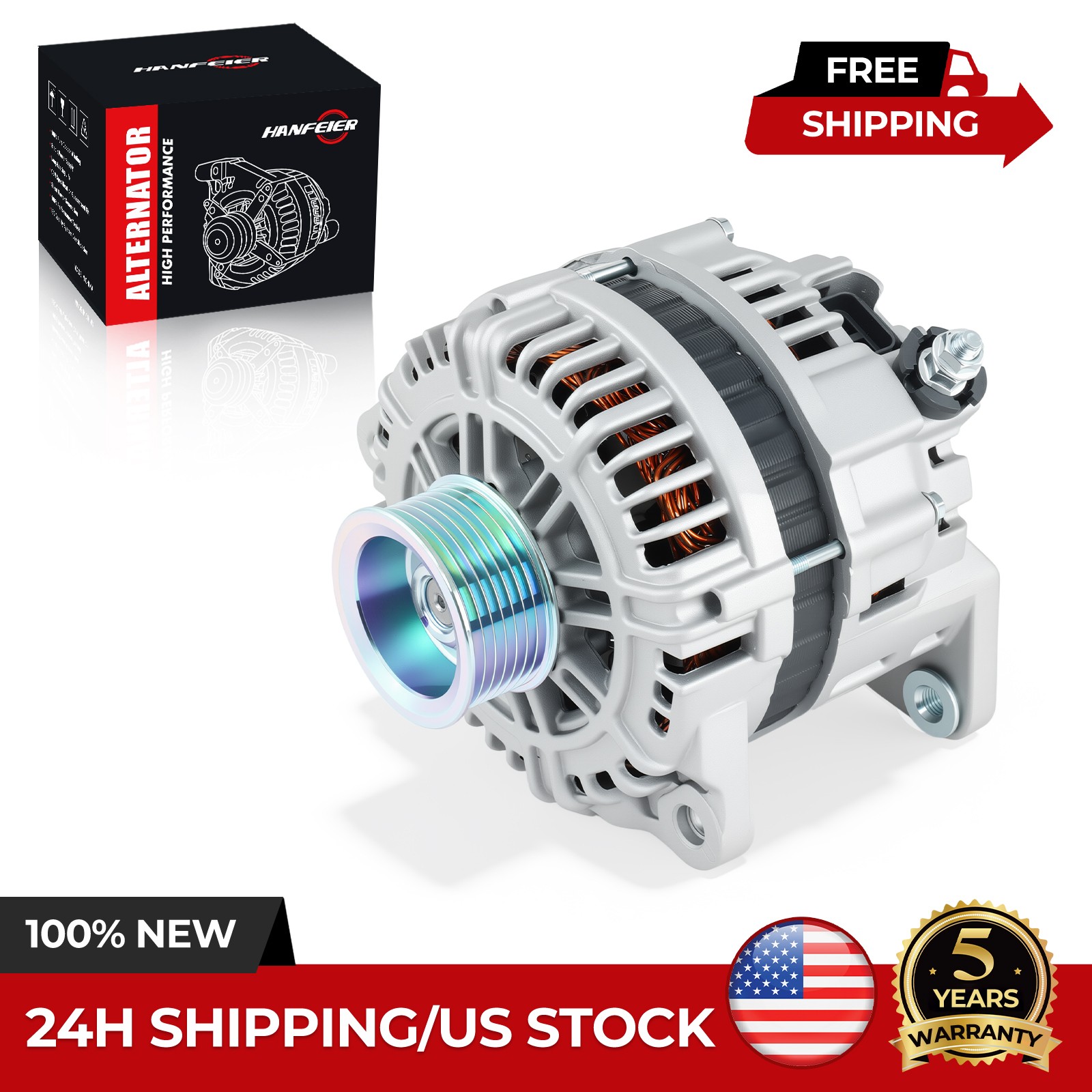 11120 Alternator For 2004-2007 Nissan Titan Armada SE LE Base INFINITI QX56 5.6L