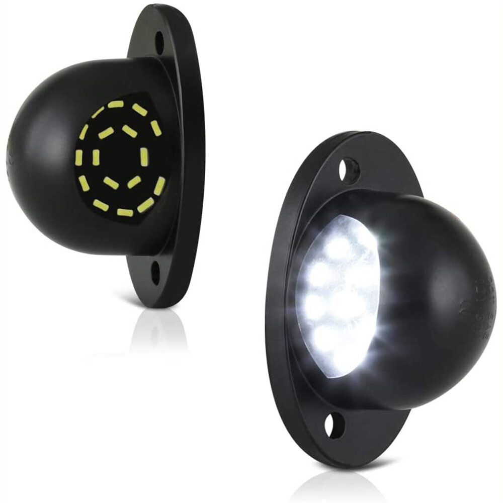 White LED Rear License Plate Lamp Light for 1994-2001 Dodge RAM 1500 2500 3500