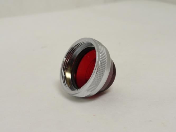 180928 New-No Box; Dialight 080-0531-303 Incandescent Panel Mount Lens; Red
