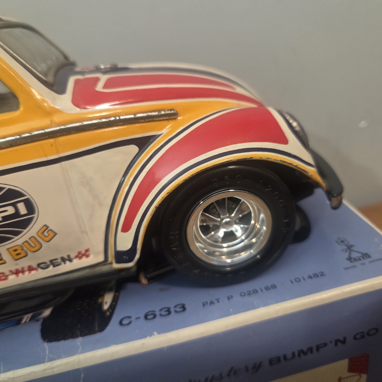 Volkswagen By Taiyo Empi Love Bug C-633 W/ Original Box Non Tested Beetle Car
