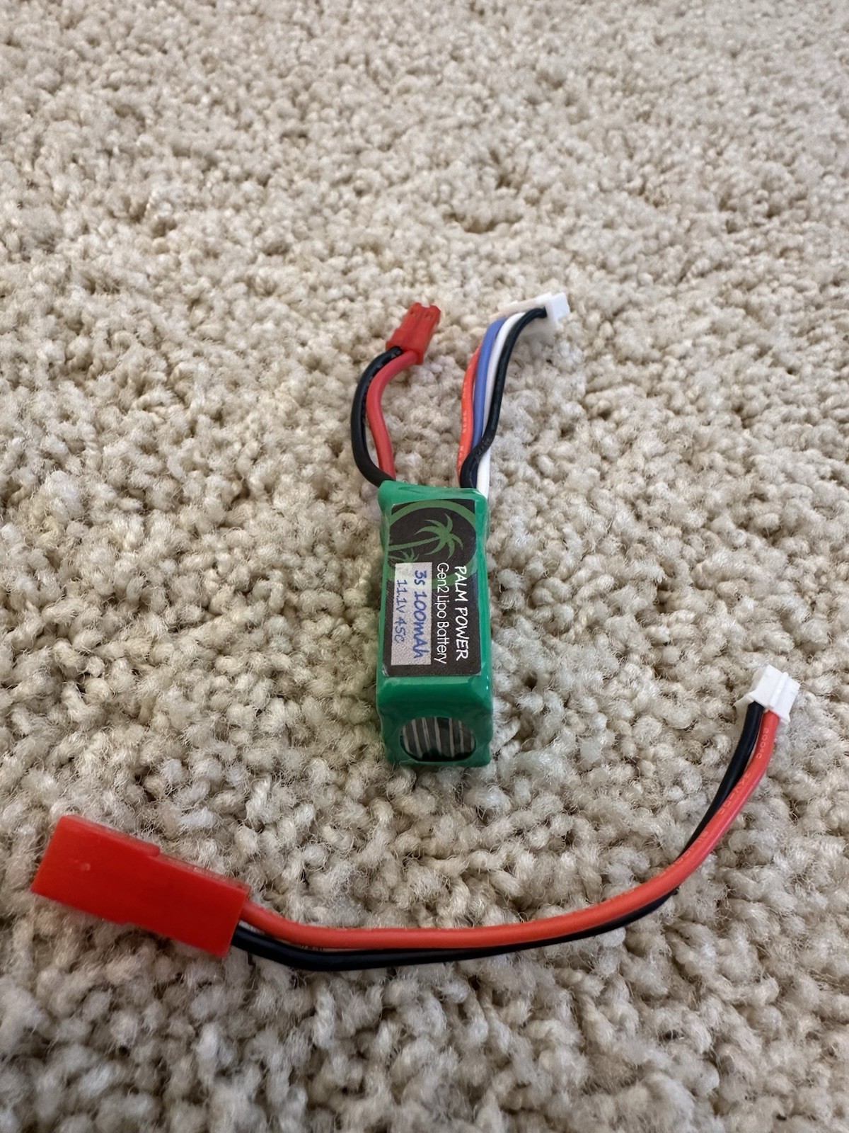 Palm Power LiPo Battery Pack for UPGRADED ELECTRONICS SCX30 3s 100mAh 11.1v 45c