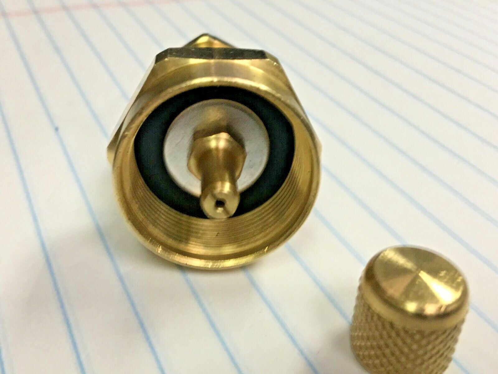 Made For The Gas Innovations, R290 Propane Refrigerant Tank Adapter, 1/4" Flare