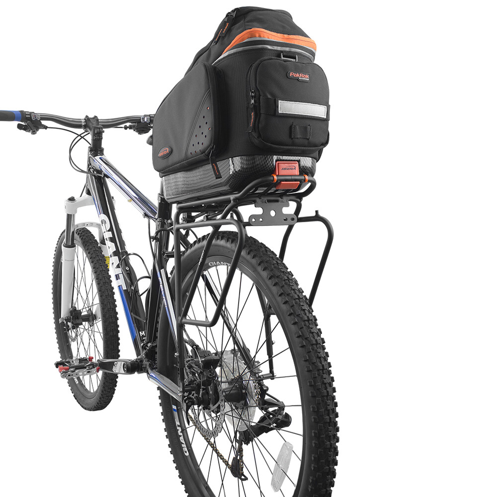 Ibera Bike Rear Rack Touring Carrier Plus for Disc Brake Mount MTB Fat Tire Bike