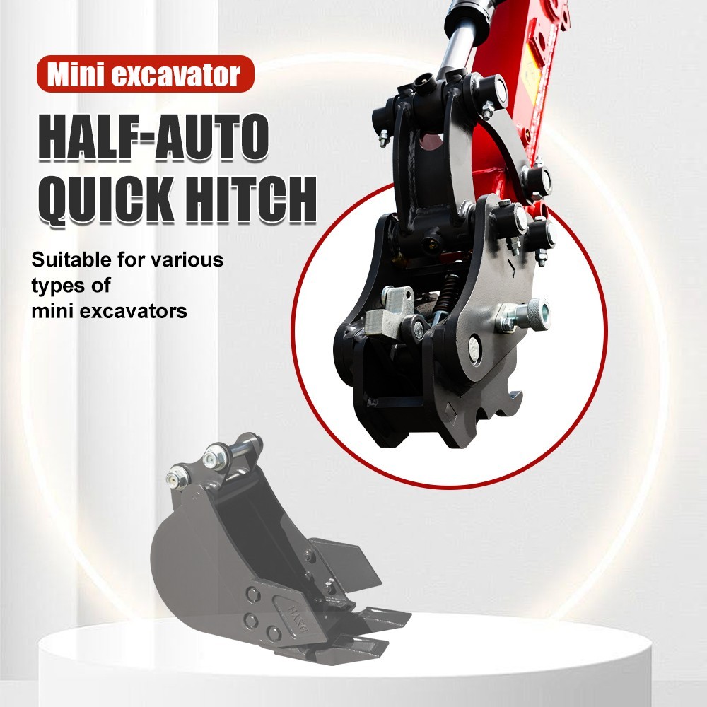 Mini Excavator Attachment Quick Hitch Use for Quick Change Multiple Attachments