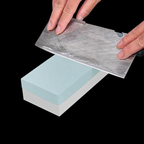 Knife Sharpening 1000/6000 Grit Stone Kitchen Double Side Polishing Sharpener US
