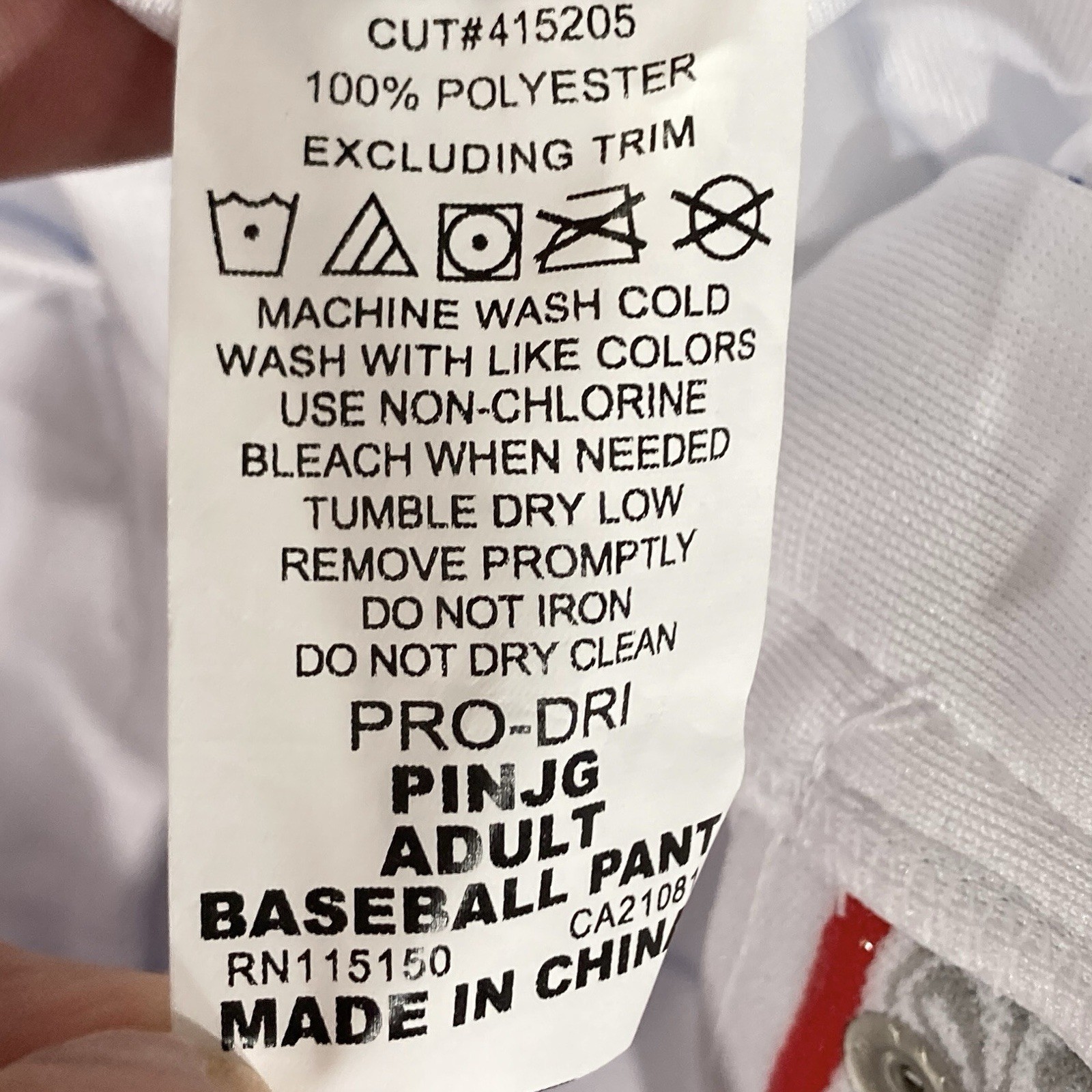 Rawlings 150 Jogger Fit Baseball Pants Pinstripe Stripe Adult Mens L New NWT $60