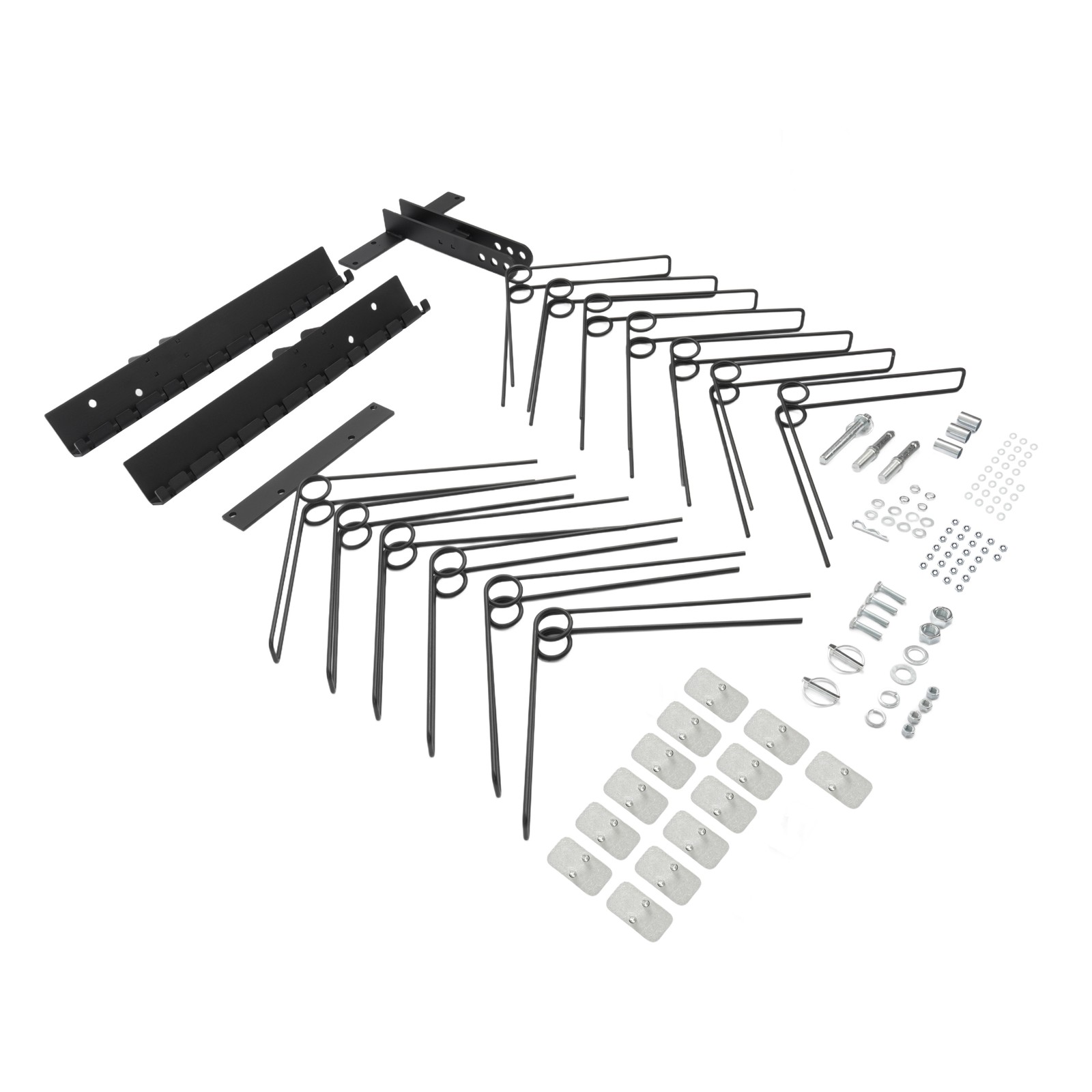 3 Point 60" Pine Straw Rake Landscape Rake For Cat0 Cat1 Tractor Attachment