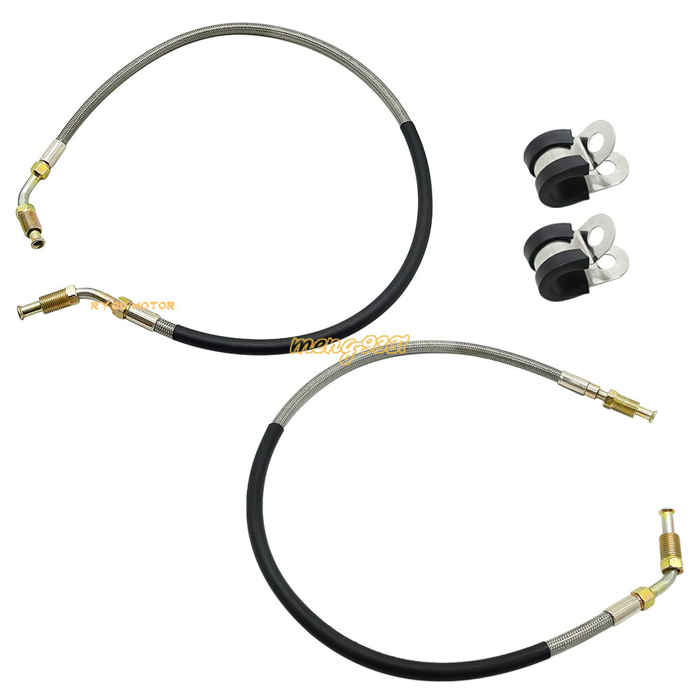 2 Front Brake Hose Line Left & Right for Polaris Sportsman 500 400 335 1993-2000