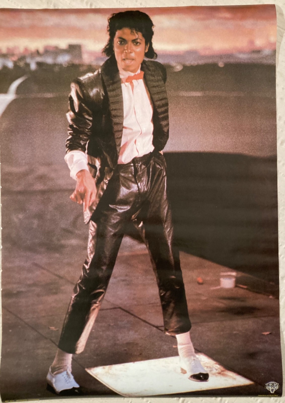 Michael Jackson 1984 Holland Poster Billie Jean Video Photo