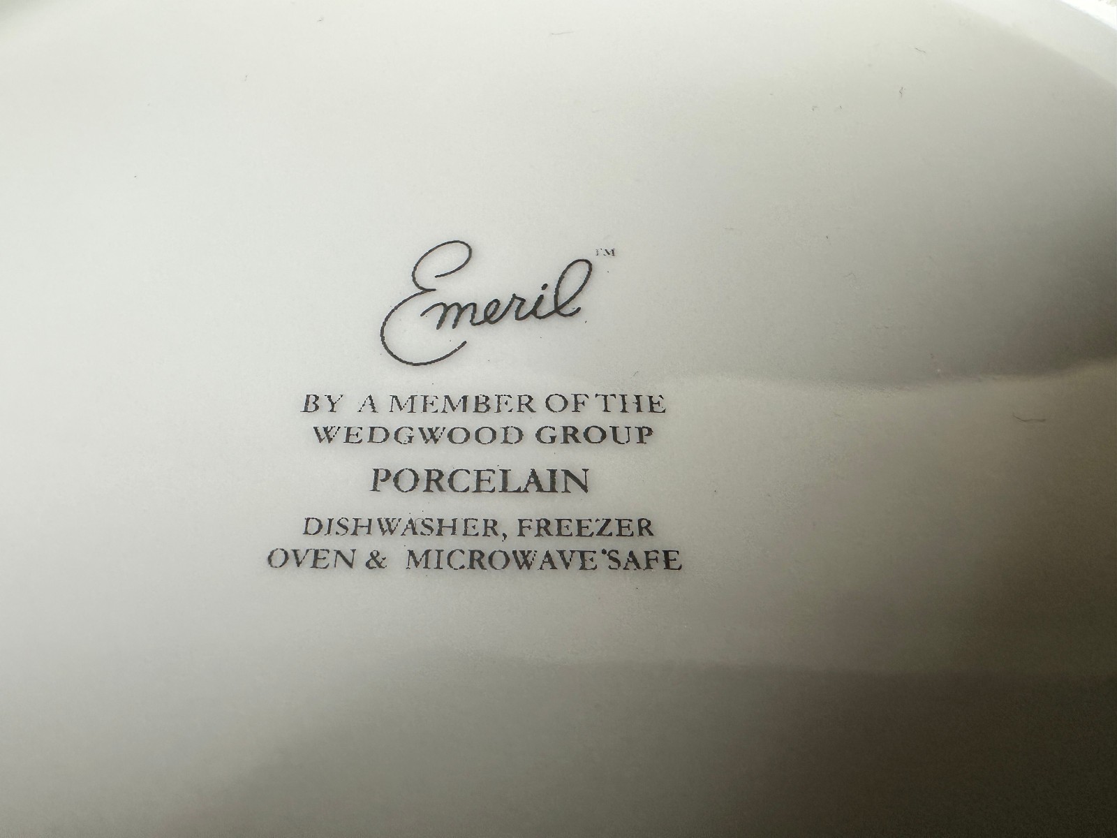 FOUR Large Rim Soup Pasta Bowls Wedgwood Emeril SUPER WHITE Micaceous 10 1/4"