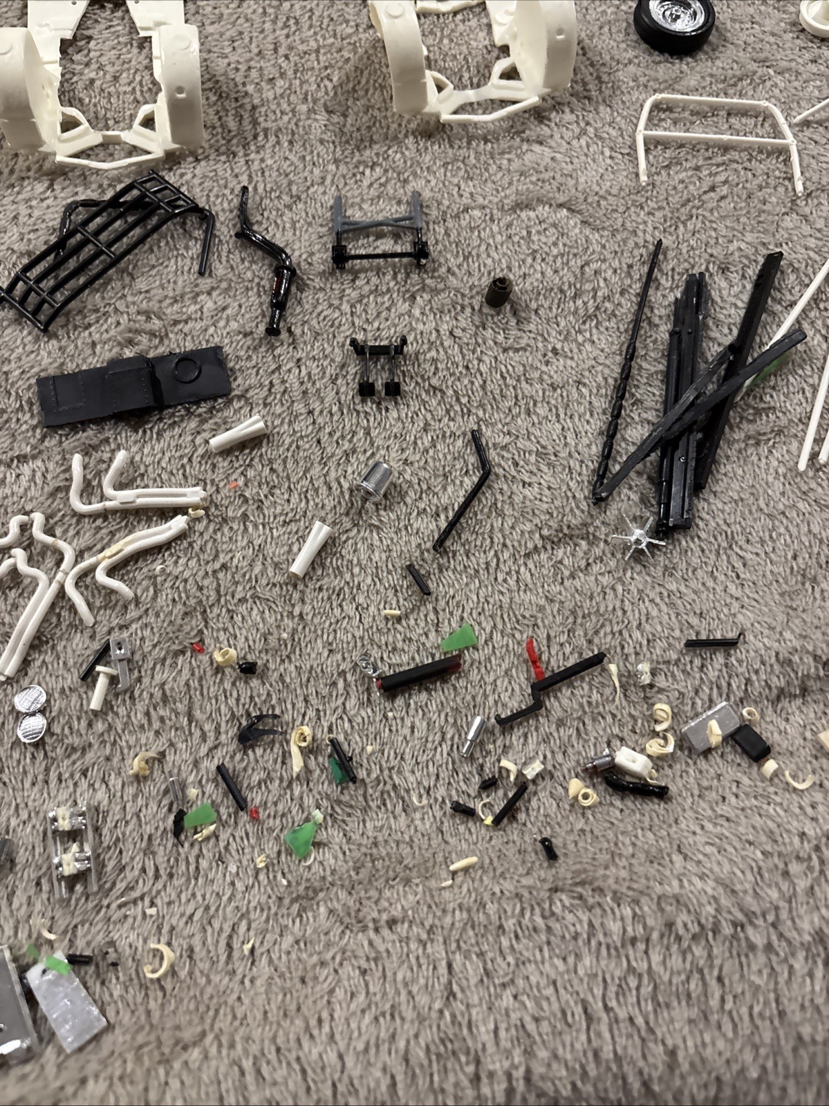 vintage 1973 issue MPC 1/25 Bill "Grumpy's Toy" Jenkins Pro Stock Vega Parts