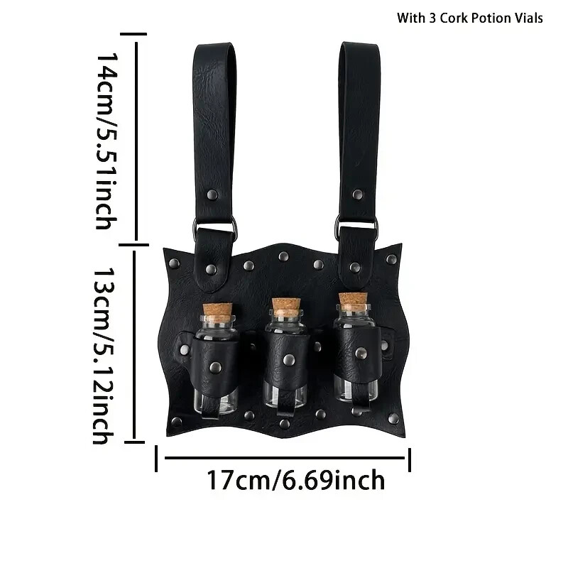 Renaissance Potion Holder Black Brown