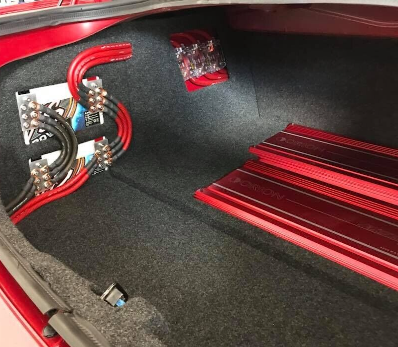 25 Ft True 1/0 0 AWG Gauge Power Positive Wire Strand Cable 25' Red High Quality