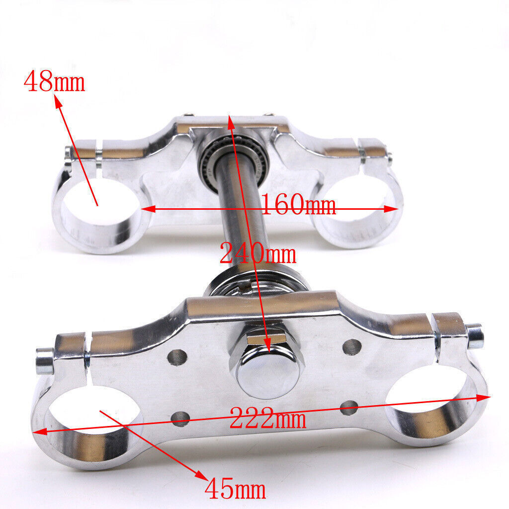 29" Front Forks Triple Tree 70/100-19 Wheel Tire Brake 15mm Dirt Bike CRF 150cc