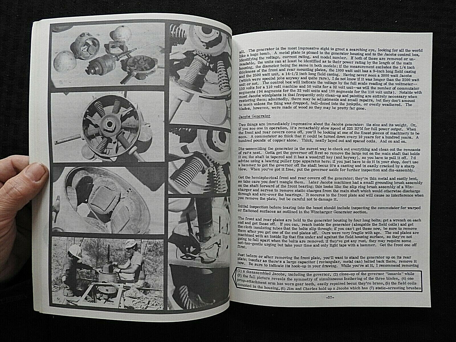 WIND FARM HOMEBUILT WIND GENERATED ELECTRICITY HANDBOOK By Michael Hackleman