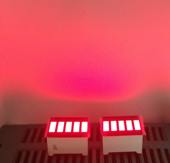 2pcs LED Red Bargraph 5 Segment LED Display 5 LED Bar Display NEW