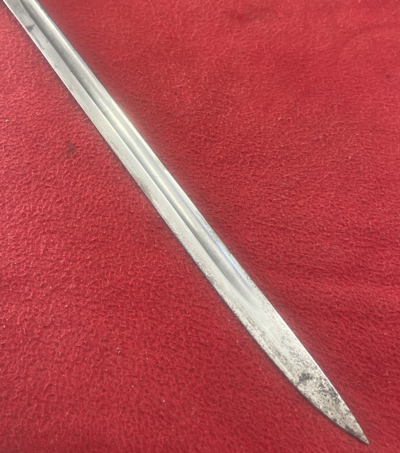 WWI English Pattern 1907 Bayonet & Leather Scabbard By Vickers 2-18