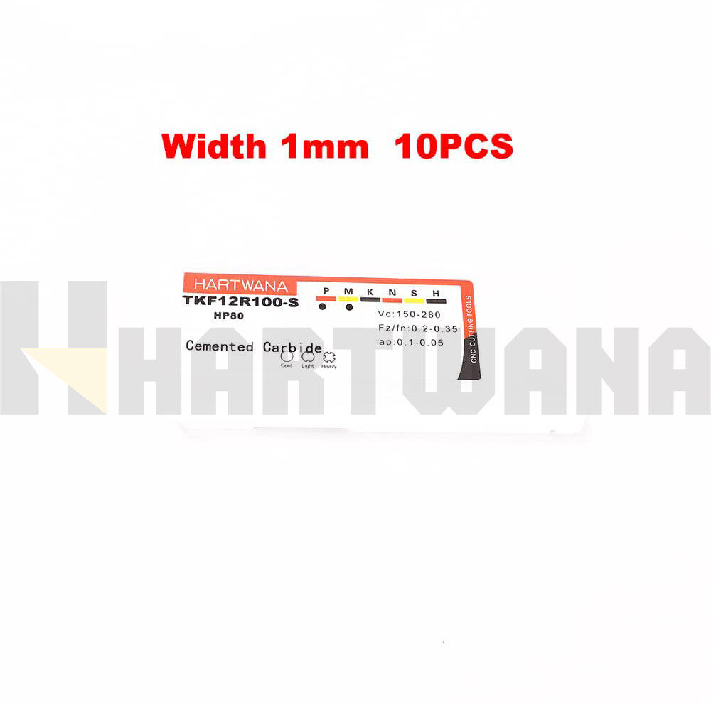 Lathe Grooving Parting Holder 12mm Carbide Cut-Off TKF12R100 Insert Width 1mm